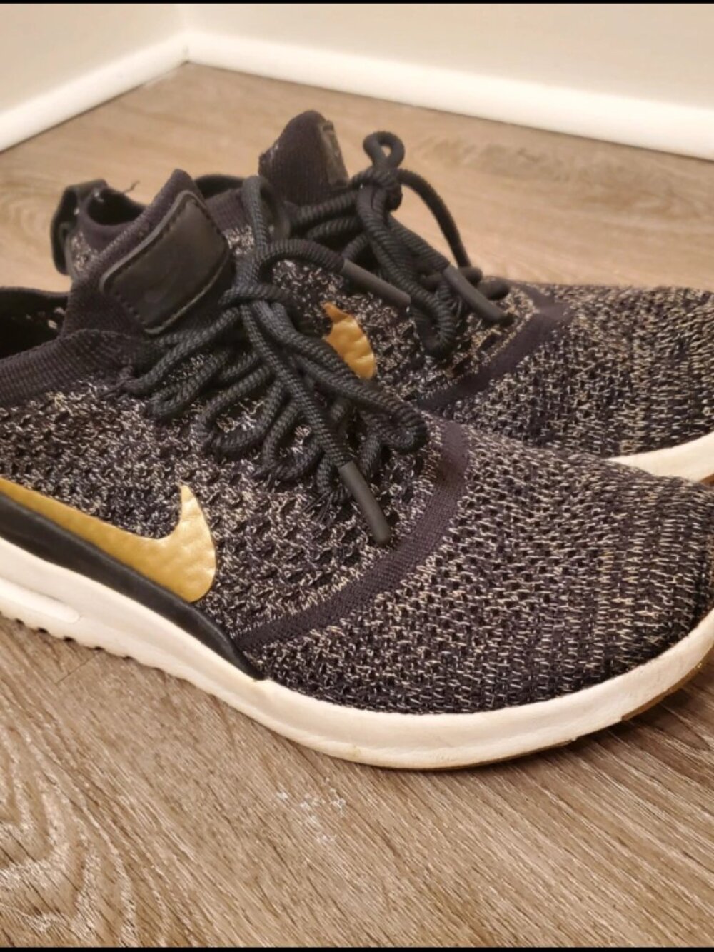 Nike Air Max Thea Ultra Flyknit Metallic Sneakers
